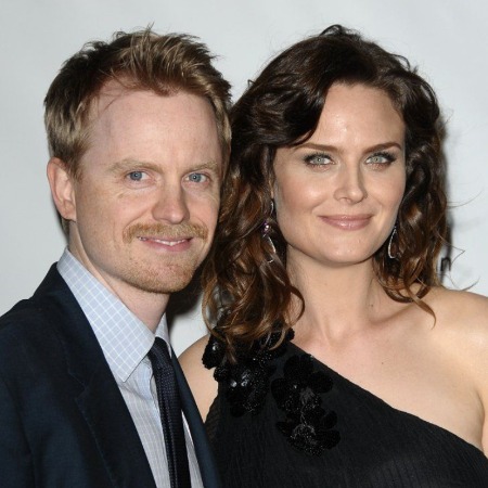 Emily Deschanel and her husband David Hornsby.